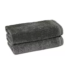 ZEN  Hand Towels 100% Certified Organic Cotton 4/Pack | Size 16x30 | Granite |Eco-Friendly Luxury
