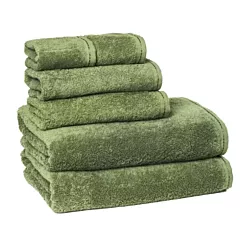 ZEN Moss Organic Cotton Bath Towel Collection - 100% Certified, Eco-Friendly Luxury