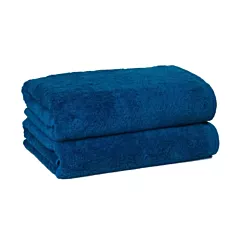 ZEN 100% Certified Organic Cotton Bath Sheet 1 Each | Size 35x70 |Ocean Blue |Eco-Friendly Luxury