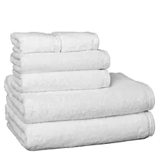ZEN White Organic Cotton Bath Towel Collection - 100% Certified, Eco-Friendly Luxury