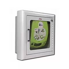 Zoll Semi-Recessed Wall Cabinet, Alarmed, For AED Plus (VMZOLL8000-0814)