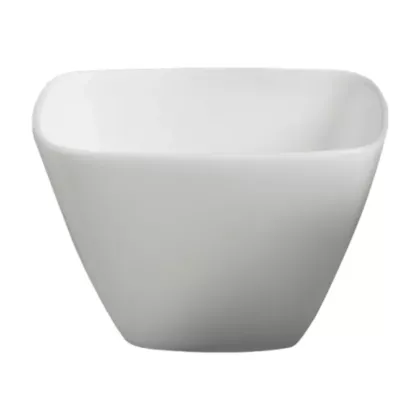 Cameo 5 Oz Bowl, Square Ceramic White 48 /Case