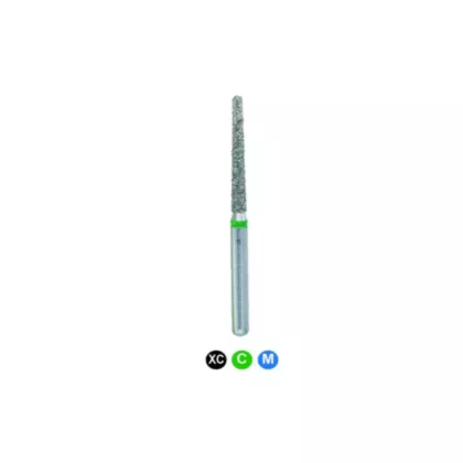 Crosstech Diamond Bur C5 850L-014, FG31, Round End Taper, 5/pkg