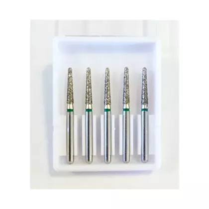 Crosstech Diamond Burs B5M, 856-016, Round End Taper, 5/pkg 