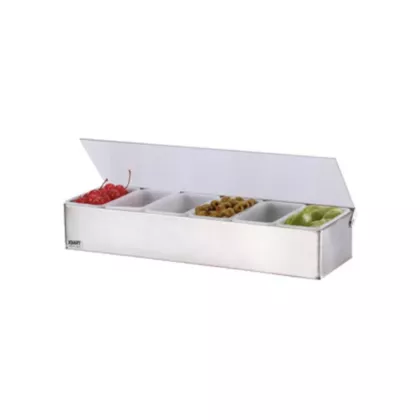 Vollrath Condiment Holder, 6 Compartment - 4702 1900/4702