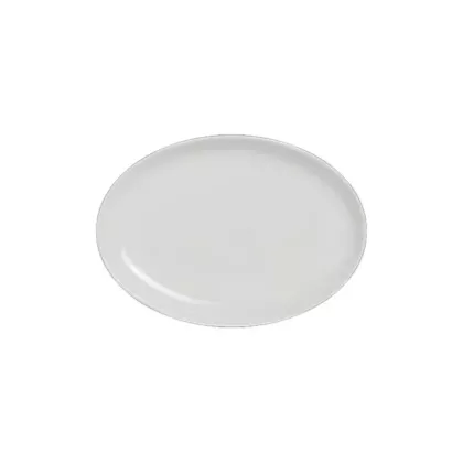 Steelite varick alpha cream oval coupe platter, white, 12