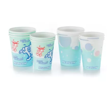 Medicom SafeBasics Poly-Coated Paper Cups 4oz, 100/bag