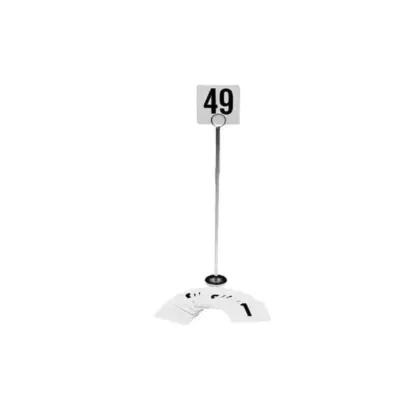 Johnson-Rose Table Number Cards, Black on White, 1 to 50- 10