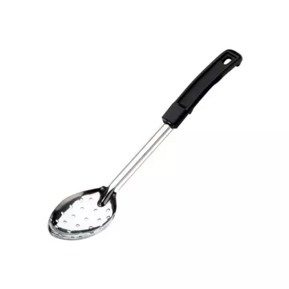 Browne basting spoon perforated, noir-handled, 15