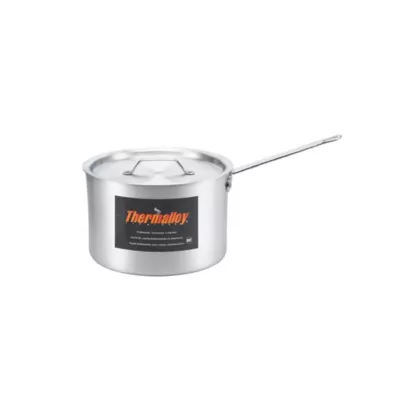 Browne thermalloy sauce pan w/ straight-sides, aluminum, 7.5