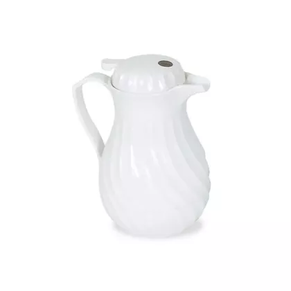 Browne Swirl Insulated Server, White, 64 oz - 744228 016/744