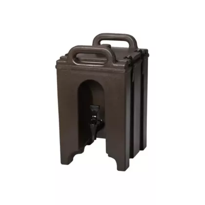 Cambro Camtainer Insulated Beverage Container, Dark Brown, 1