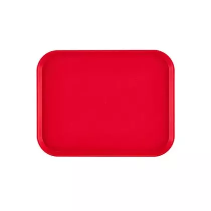 Cambro Fast Food Tray, Red, 14