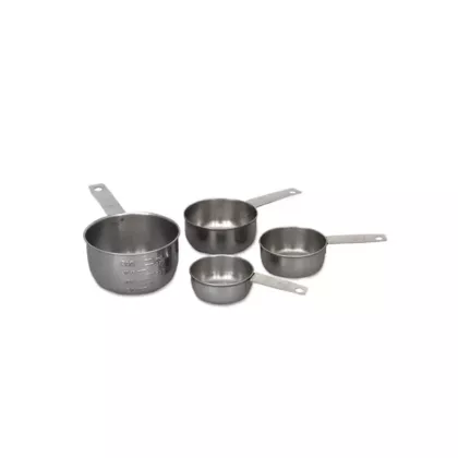 Browne stainless steel measuring cup set, 4 pc- 746107 016/7