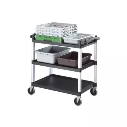 Cambro KD Utility Cart, Black, 400lbs - BC340KD110 025/BC340