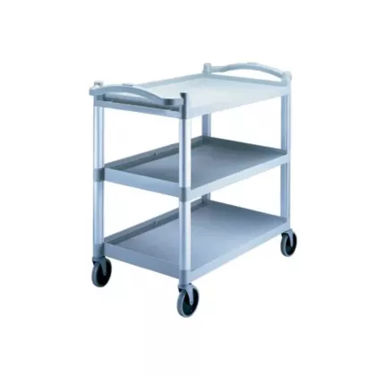 Cambro kd utility cart, speckled gray, 400lbs - bc340kd480 0