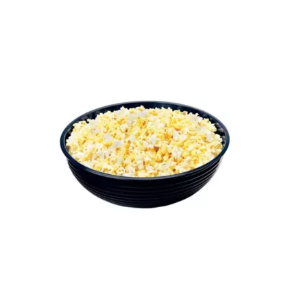 Cambro Ribbed Bowl Round, Black, 8