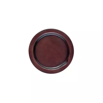 Browne round wood underliner, walnut stain, 10