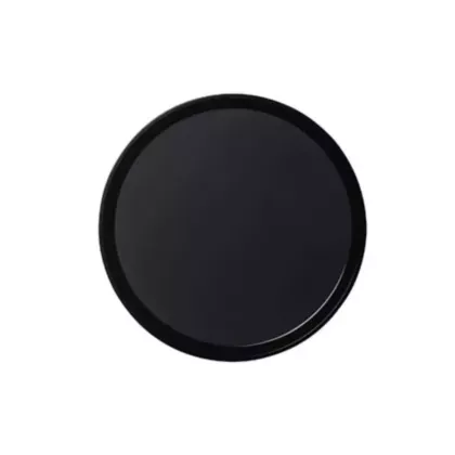 Cambro polytread round serving tray, noir, 14