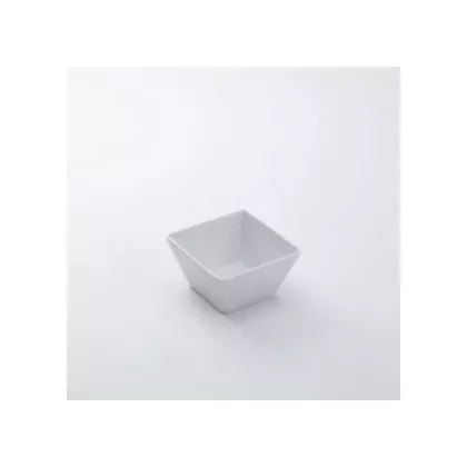 American Metalcraft Square Melamine Bowl, White, 5