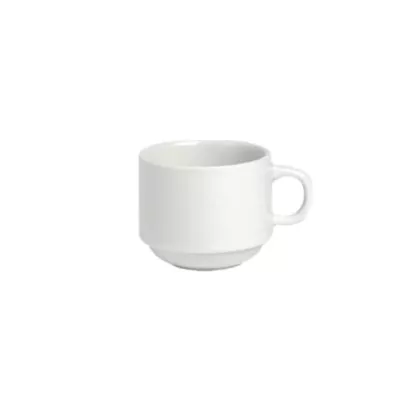 Steelite varick cappuccino cup, white, 11.25 oz - 6900e529 0