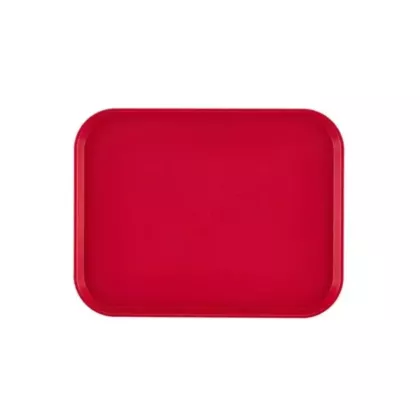 Cambro fast food tray, red, 11-7/8