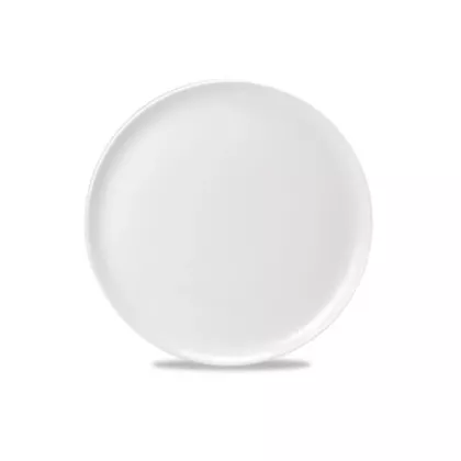 Churchill round plate w/ narrow rim, white, 11.25
