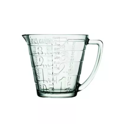 Pasabahce verre tabletop measuring cup, clear, 38.75 oz 6ea