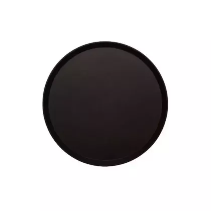 Cambro treadlite round serving tray, noir, 16