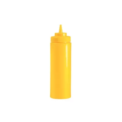 Browne Wide Mouth Squeeze Dispenser, Yellow, 24 oz - 5780241