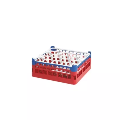 Vollrath Signature Full-Size Cup Rack, Royal Blue, 20 Compar