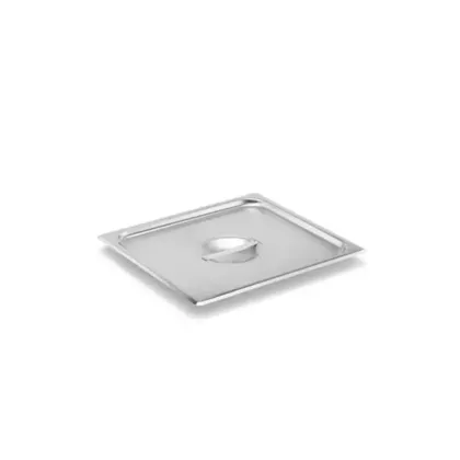 Vollrath Stainless Steel Super Pan V Solid Cover, 2/3 Size -