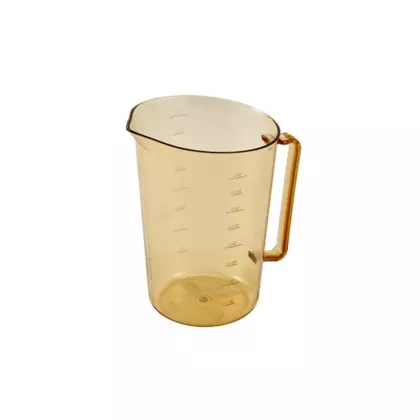 Cambro high heat measuring cup, amber, 4 qt - 400mch150 025