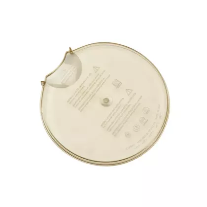 Cambro high heat measuring cup cover, amber - mcch150 025/mc