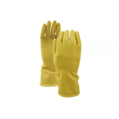 Watson gloves 360Â° total coverage 16mil latex gloves, yellow