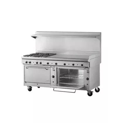 Quest? qgr-2 series, double oven range w/ 6 burners and 36
