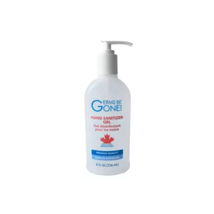 Germs be gone! hand sanitizer gel, 65% ethyl alcohol, 8 fl o