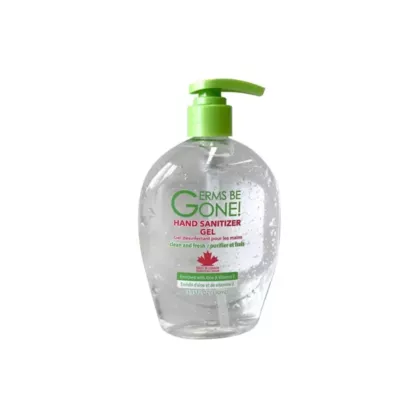 Germs be gone! hand sanitizer gel, 65% ethyl alcohol, 11.2 f
