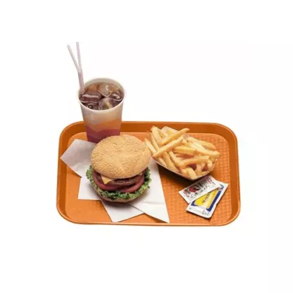 Cambro Fast Food Tray, Orange, 12