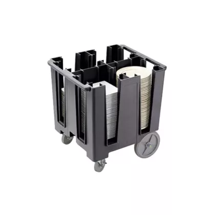 Cambro Versa Four Column Dish Caddy, Black - DCS1125110 025/