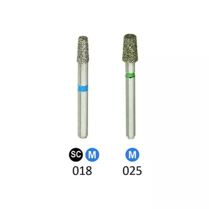 1Diamond Sterile Diamond Burs Modified Flat End Taper 845KR 25/pkg