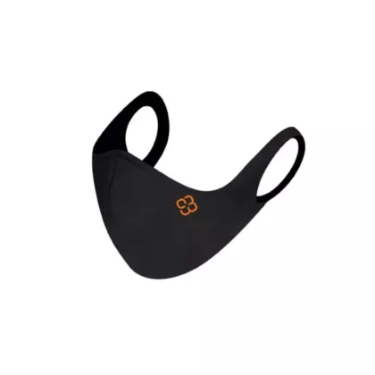 Bios copper 88 reusable face mask, noir, large / extra larg