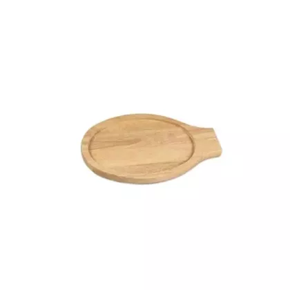 Browne oval wooden serving trivet for 573720 or 573722, natu