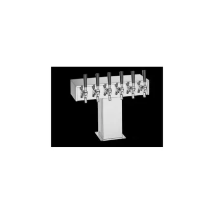 Perlick Countertop Wide Base Tee Draft Beer Tower(4006S12B)