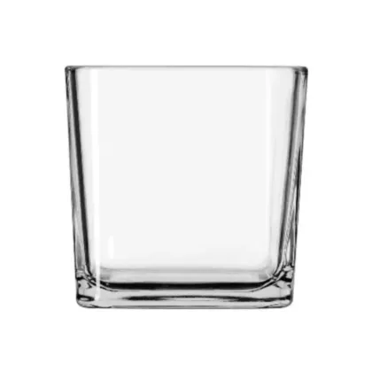 Libbey 22 Oz Cube Votive / Candle Holder 12 /Case