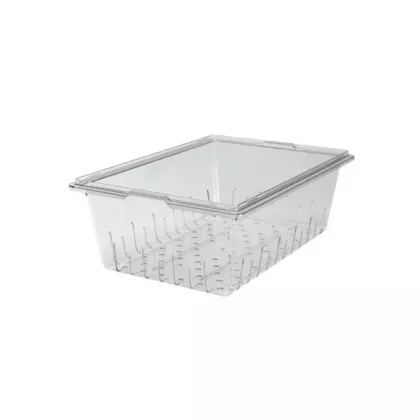 Cambro Camwear Food Storage Box Colander, Clear, 18
