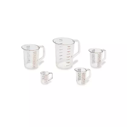 Rubbermaid bouncer measuring cup, clear, 1.9 l - fg321700clr