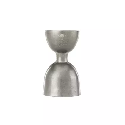 Mercer barfly heavy duty straight rim jigger, stainless stee