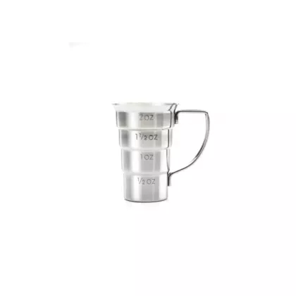 Mercer Barfly Stepped Jigger, Stainless Steel, 2 oz - M37108