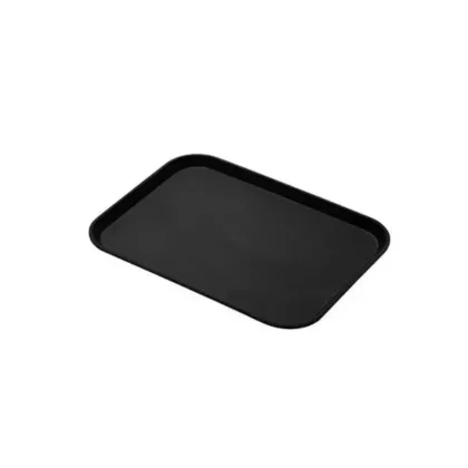 Cambro Camtread Rectangular Tray, Black, 14